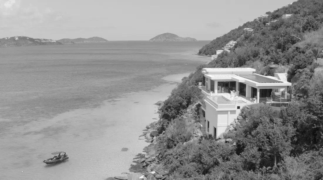 Coastal villa venue for a DBF event